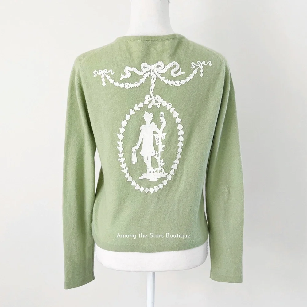 Extremely Rare Y2K Vintage Cashmere Cardigan ASO Phoebe Buffay in Friends - Picture 13 of 13